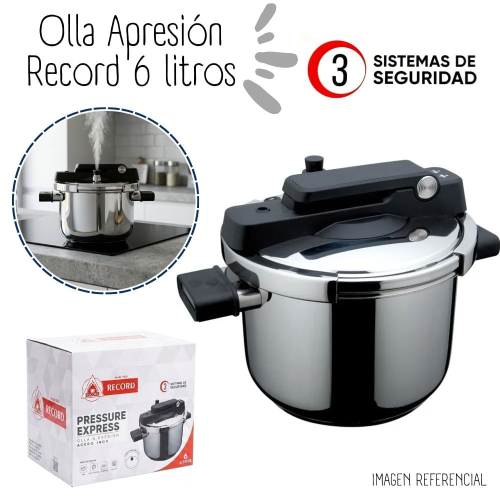 Olla a presion de 6L Record