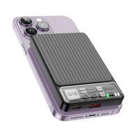 Power bank HOCO 10000mAh Q18 Tourer 22.5W. Cargador portatil inalámbrico Negro