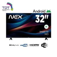 Televisor NEX 32 Pulgadas HD Smart TV Android 14 TVLED32S Modelo 2025