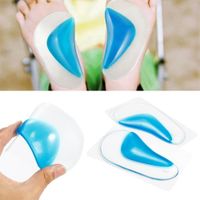 Plantillas Ortopédicas Pie Plano Gel Soporte Arco Silicona Plantillas de Corrección de Pie Plano
