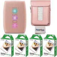 IMPRESORA FUJIFILM INSTAX MINI LINK 3 + PELÍCULA MINI 40HJ + FUNDA SET 3PZS | ROSA