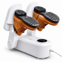 Secador Eléctrico de 4 Zapatos Zapatillas HXQ-08 con UV Desodorizador 160W Blanco