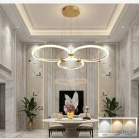 Lámpara colgante aura triple gold
