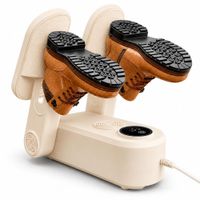 Secador Eléctrico de 4 Zapatos Zapatillas HXQ-08 con UV Desodorizador 160W Crema