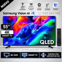 Televisor Samsung 55 Pulg  QLED Smart UHD 4K Vision Ai QN55Q7FAAGXPE - Modelo 2025