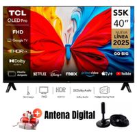 Televisor Smart TV 40'' TCL QLED FHD GOOGLE TV 40S5K 2025 - Antena Digital