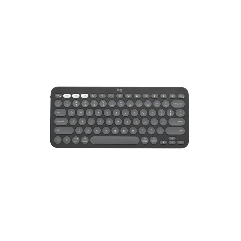 Teclado Inalámbrico Logitech Pebble Keys 2 K380s Bluetooth - Tono Grafito