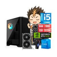 CPU GAMER CORE I5 12400F 16GB 512GB SSD RTX 3050 6GB