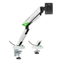 RACK SOPORTE DE ESCRITORIO GAMING CON ILUMINACIÓN RGB Y RE-SORTE MECÁNICO PARA MONITOR DE 17 A 45