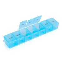 Pastillero Semanal Capsulero de 1 TOMA Celeste
