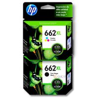 TINTA HP 662XL NEGRO Y TRICOLOR ORIGINAL