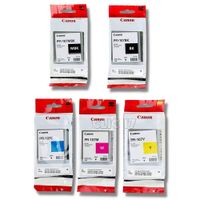 TINTA CANON PFI-107 X5 COLORES ORIGINAL