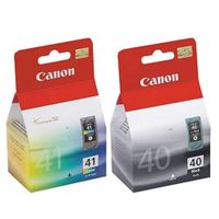 Kit Tinta Canon PG-40, CL-41 Negro, Tricolor Original
