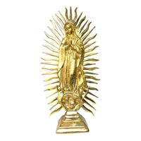 Virgen de Guadalupe en Bronce Fundido 47 cm - MFAP
