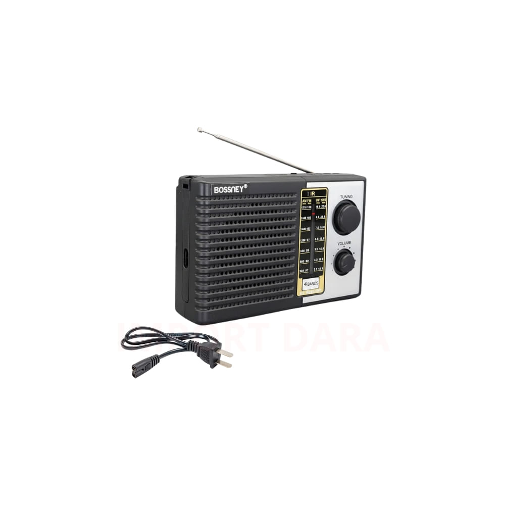Radio Portátil Bossney 4 Bandas
