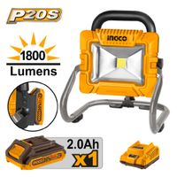Reflector Portatil 20V 1800lm c bateria y cargador INGCO - CWLI20258