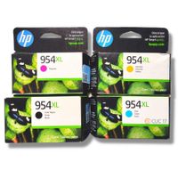 Kit Tinta HP 954XL Cyan, Magenta, Amarillo, Negro Original