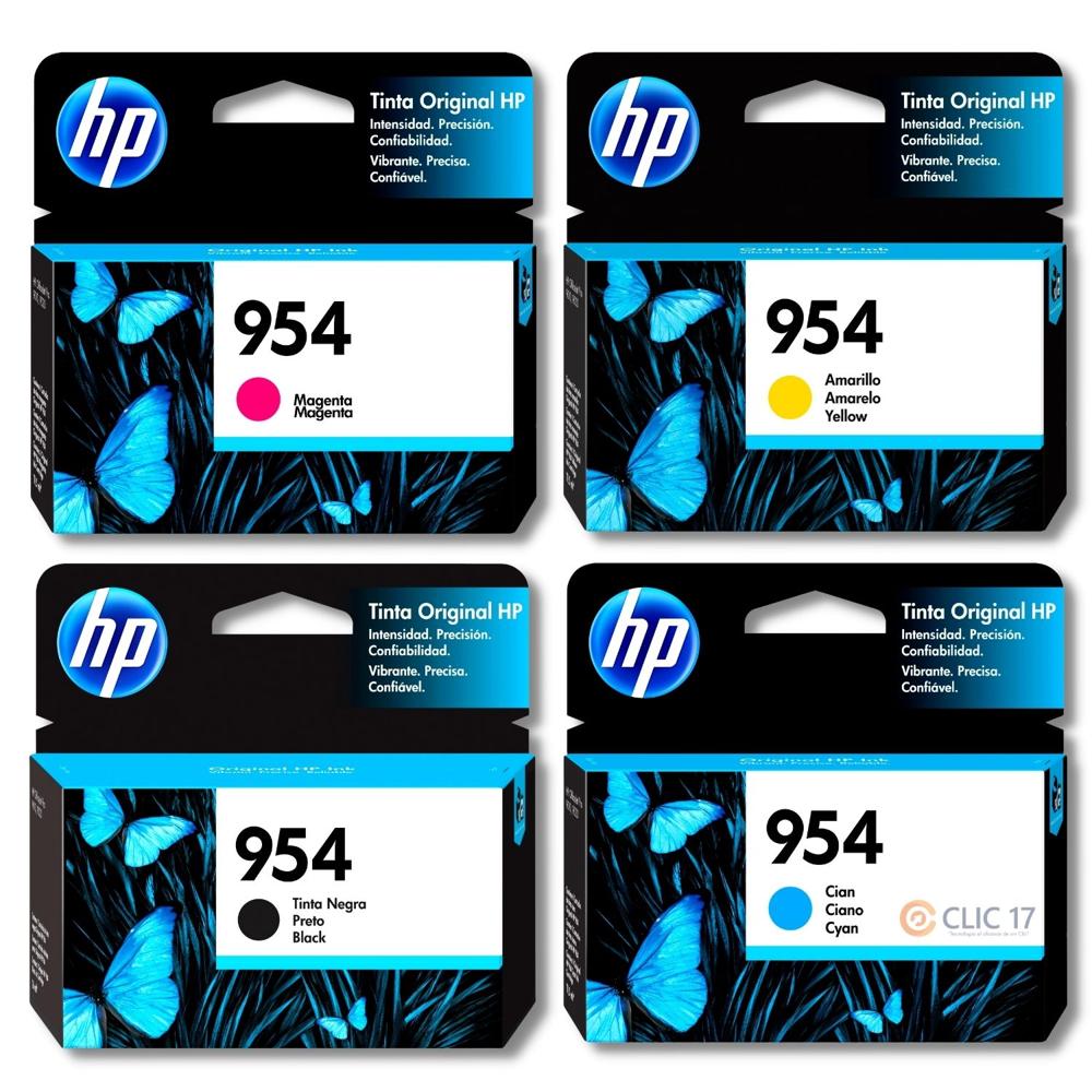 TINTA HP 954 PACK DE 4 COLORES ORIGINAL