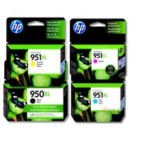 Kit Tinta HP 950XL, 951XL Cyan, Magenta, Amarillo, Negro Original