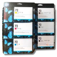 TINTA HP 72 130ML PACK DE 6 COLORES ORIGINAL
