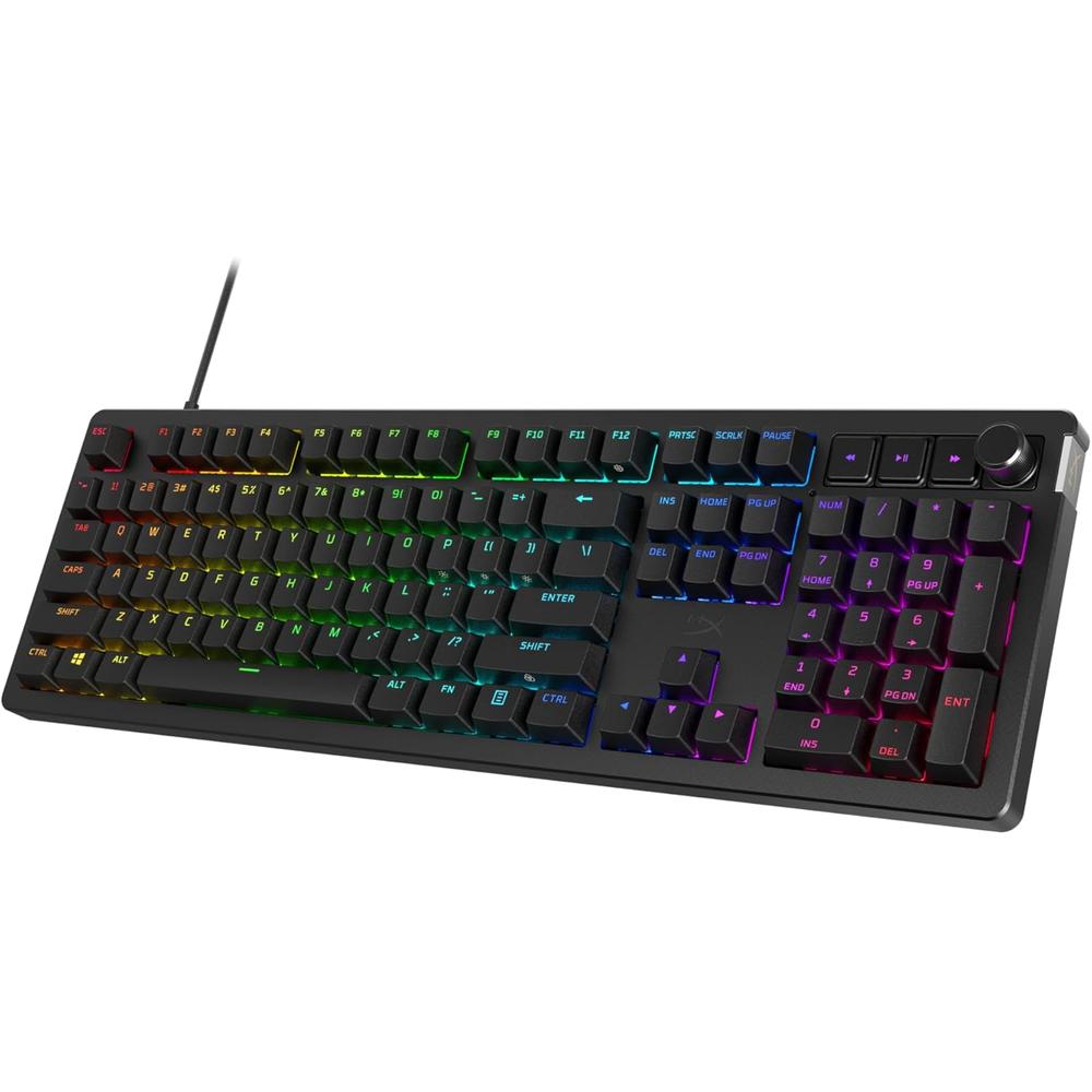 TECLADO ALÁMBRICO HYPERX ALLOY RISE HOT SWAP | NEGRO