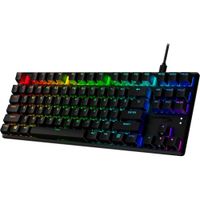TECLADO ALÁMBRICO HYPERX ALLOY ORIGINS CORE SWITCH RED | NEGRO