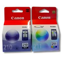 Kit Tinta Canon 210, 211 Negro, Tricolor Original