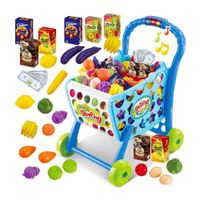 Juguete Carrito De Compras Con Luces Sonido Accesorios Niños Supermercado