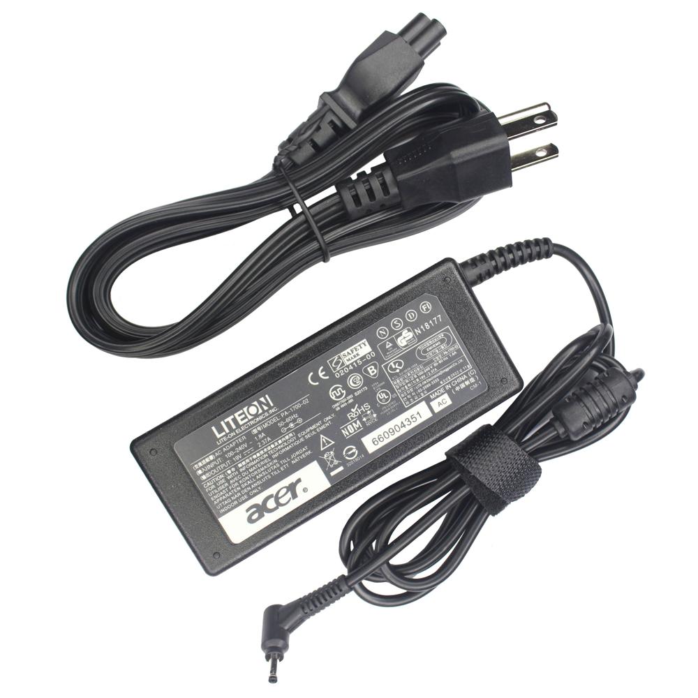CARGADOR LAPTOP ACER 19V 2.37A PUNTA FINA 3.0MM-1.1MM