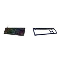 TECLADO ALÁMBRICO HYPERX ALLOY RISE + TOP PLATE - SET 2 PZS | AZUL MARINO
