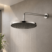 Cabezal de Ducha Lluvia 26 cm ABS Cromado Universal