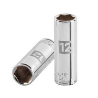 Dado largo de 12 mm 6 puntas cuadro 1 4pulg TRUPER - 13206