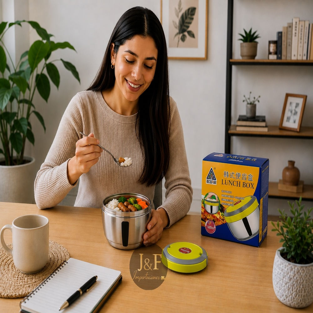 Recipiente Isotérmico GF-3919 Lunch Box verde