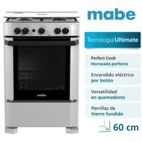 Cocina de piso a Gas 60 cm Silver Mabe - CMP6012AG1