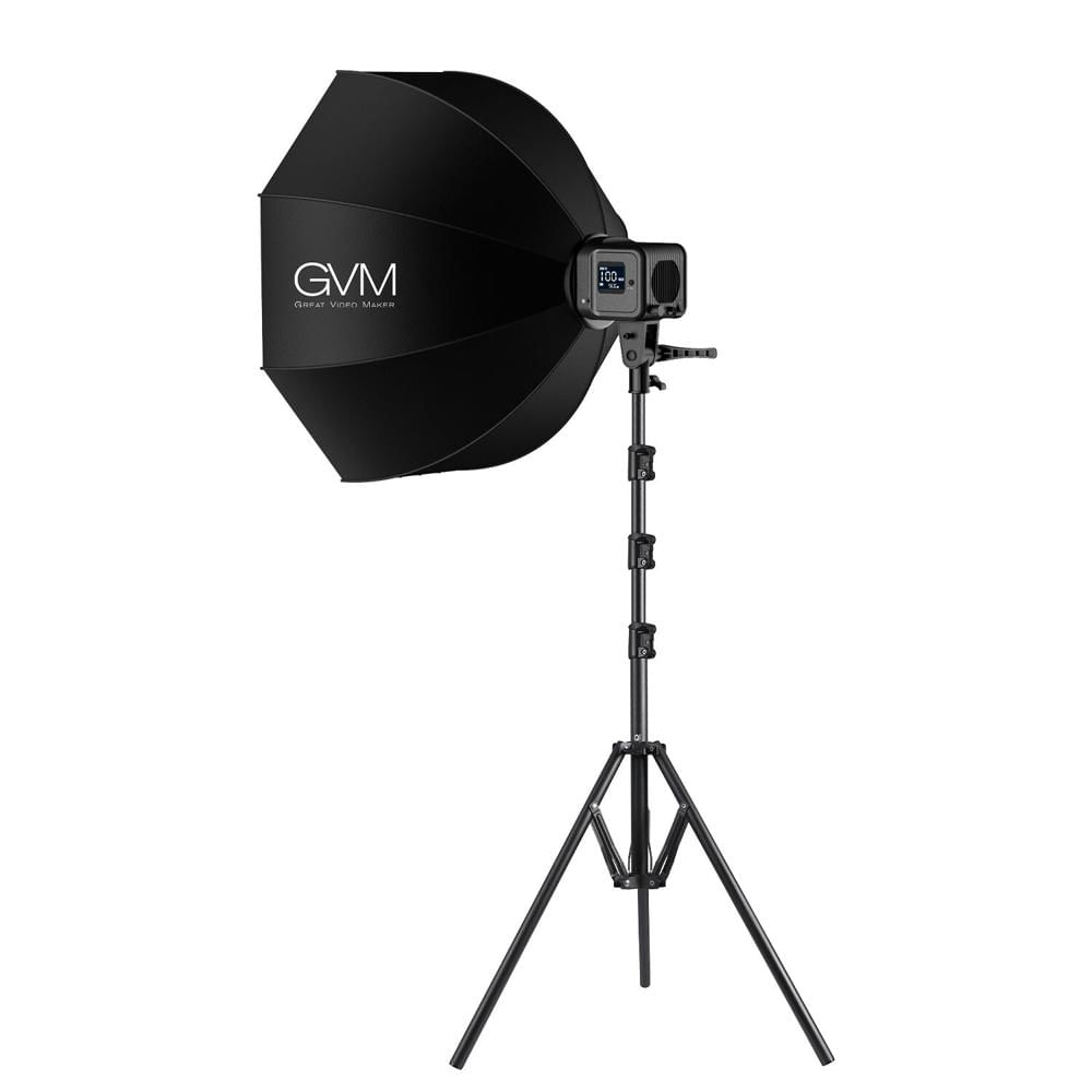 GVM Monolight SD80S 80W LED Daylight con Softbox Parabólico de 23.6"" y Control Bluetooth