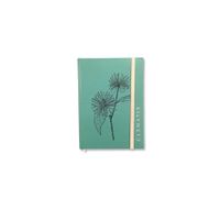 CUADERNO A6 BOLSILLO FLORES VERDE CLEMATIS