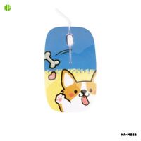 MOUSE ALAMBRICO PARA NIÑOS HALION HA-M853 1000 DPI - CARTOON PERRITO