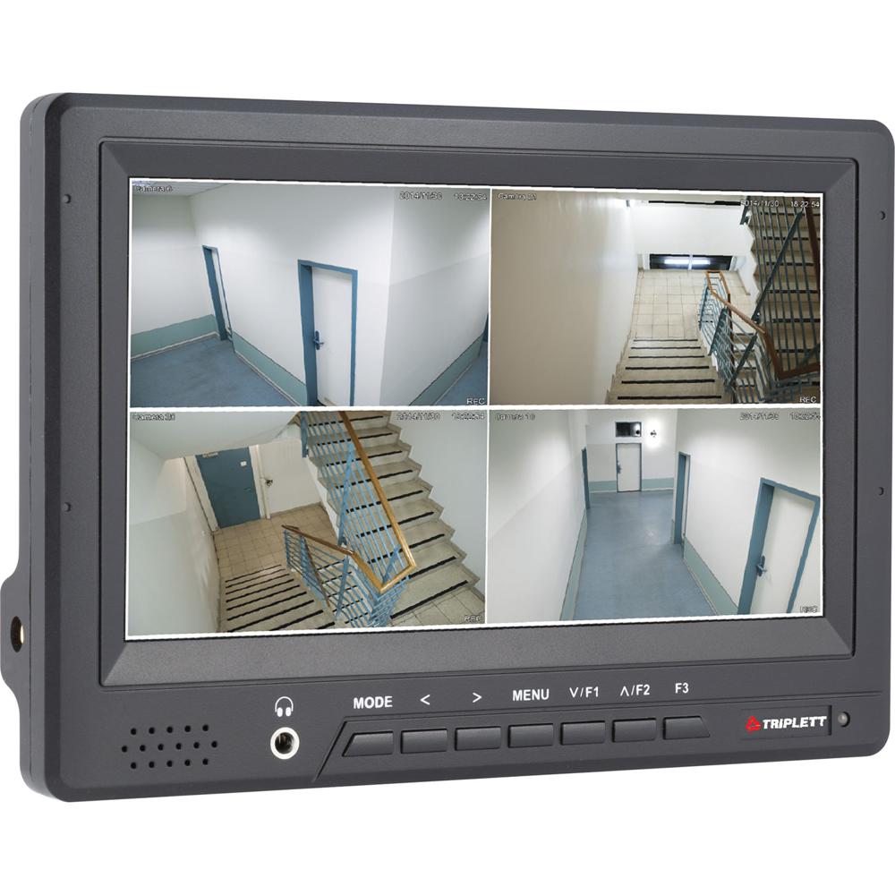 Triplett HDCM-4K Monitor de Video de Prueba LCD LED de 7"" Rack-Mountable, 1920 x 1080, HDM