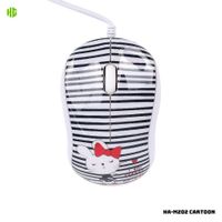MOUSE ALAMBRICO PARA NIÑOS HALION HA-M202 1000 DPI - CARTOON CONEJITO