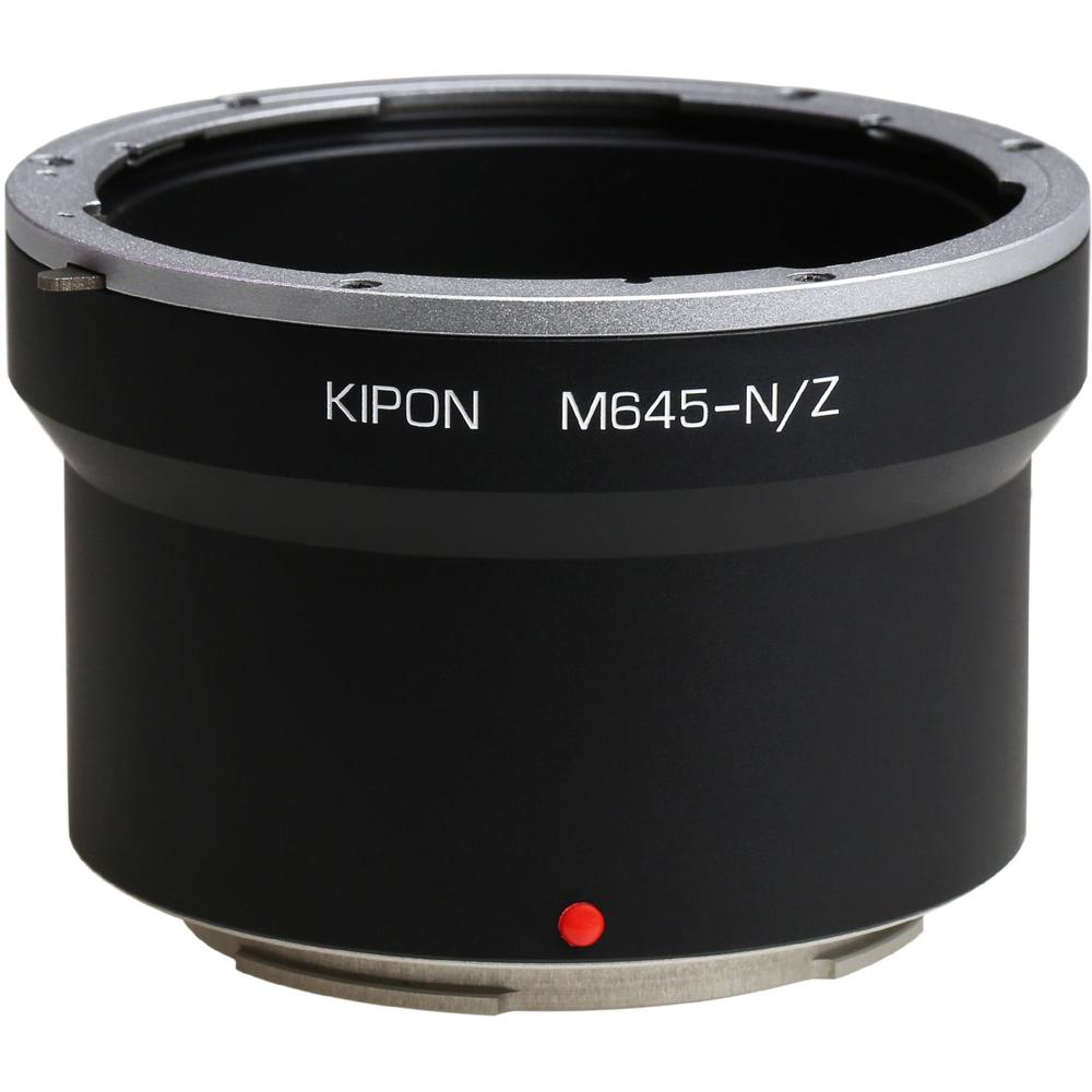 KIPON Adaptador de Montura de Lente Mamiya 645 a Nikon Z - Construcción de Aluminio y Lat