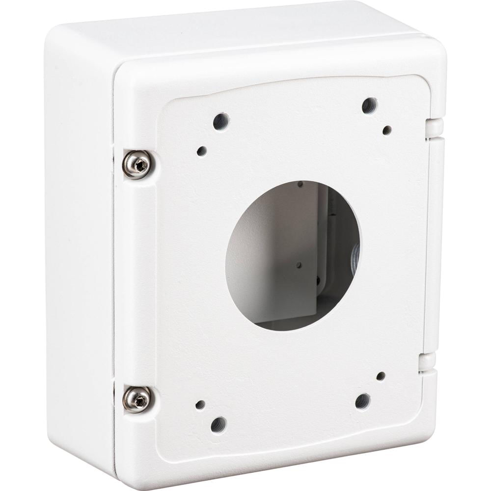 Hanwha Vision SBP-300NBW Caja de Instalación Blanca - Construcción en Aluminio, Acero y