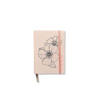 CUADERNO A6 BOLSILLO FLORES ROSADO WILD ROSE