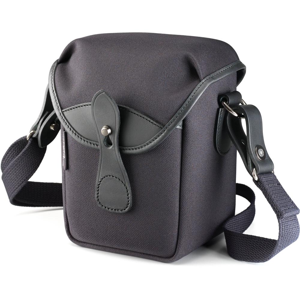 Billingham 72 Bolsa para Cámara Negra FibreNyte con Acentos de Cuero, 1.4L, Resistente al