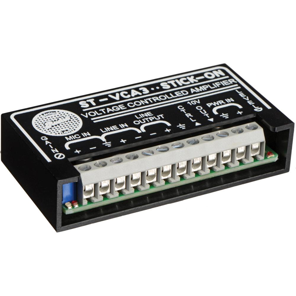 RDL Amplificador de Voltaje Controlado ST-VCA3 con Preamp de Micrófono Integrado, Control