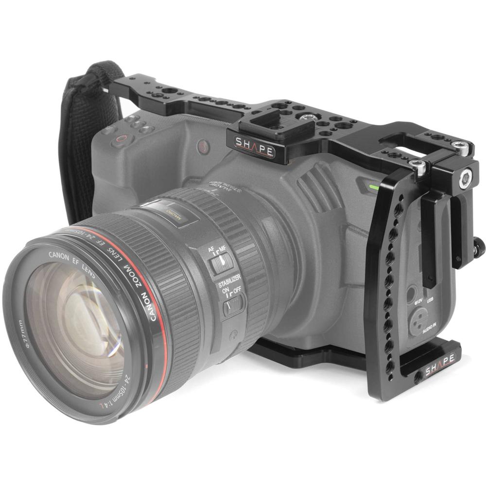 SHAPE Cage para Blackmagic Pocket Cinema Camera 6K y 4K - Aluminio CNC, Acceso a Controles