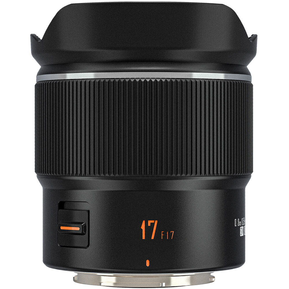 Yongnuo YN 17mm f/1.7M Lente Micro Cuatro Tercios - Apertura f/1.7, Motor de Autofoco STM,