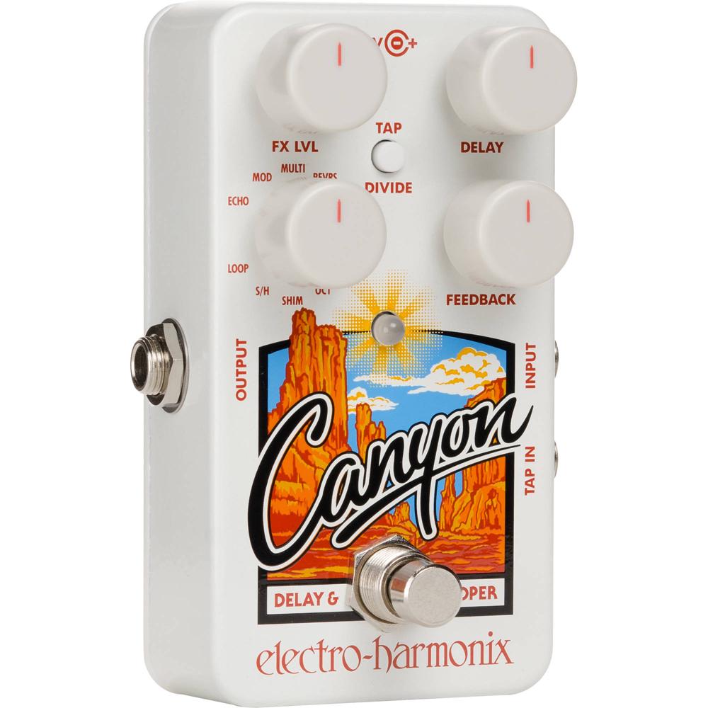 Electro-Harmonix Canyon Pedal de Delay y Looper con 11 Efectos Individuales