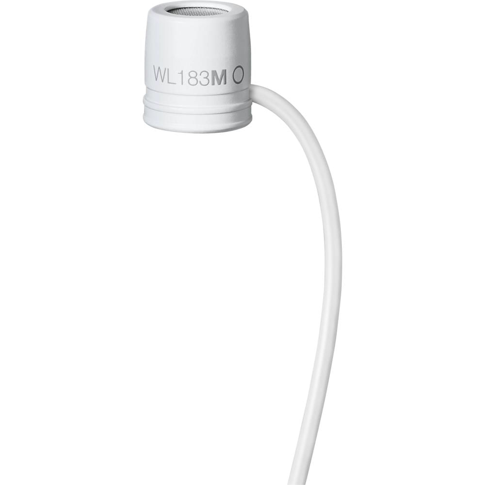 Shure WL183m Micrófono Lavalier Omnidireccional de Bajo Perfil con Conector LEMO de 3 Pin
