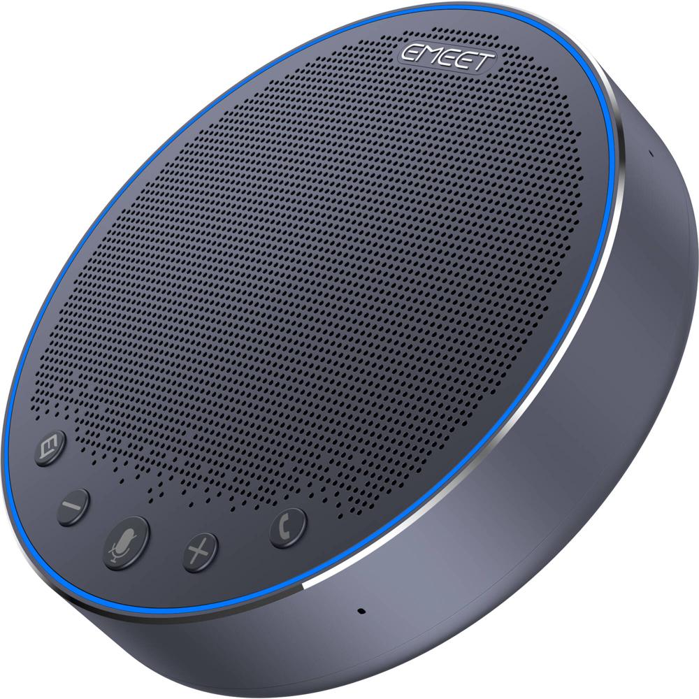 EMEET OfficeCore M3 Altavoz USB/Bluetooth Portátil con Batería, 360° Captación de Voz,