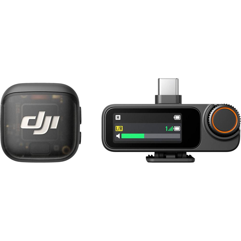 DJI Mic 3 Sistema de Micrófono Inalámbrico Compacto con Grabadora para Cámara y Smartph